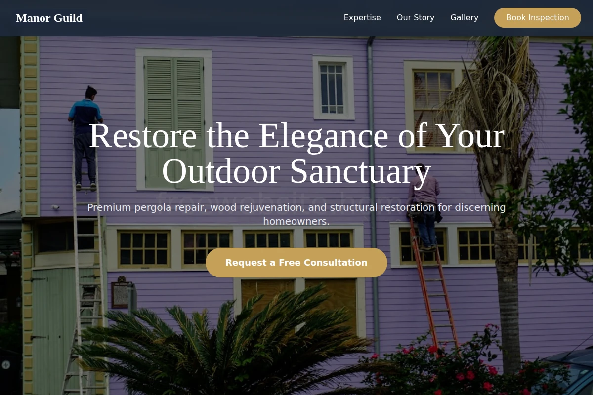 Pergola Home Repair