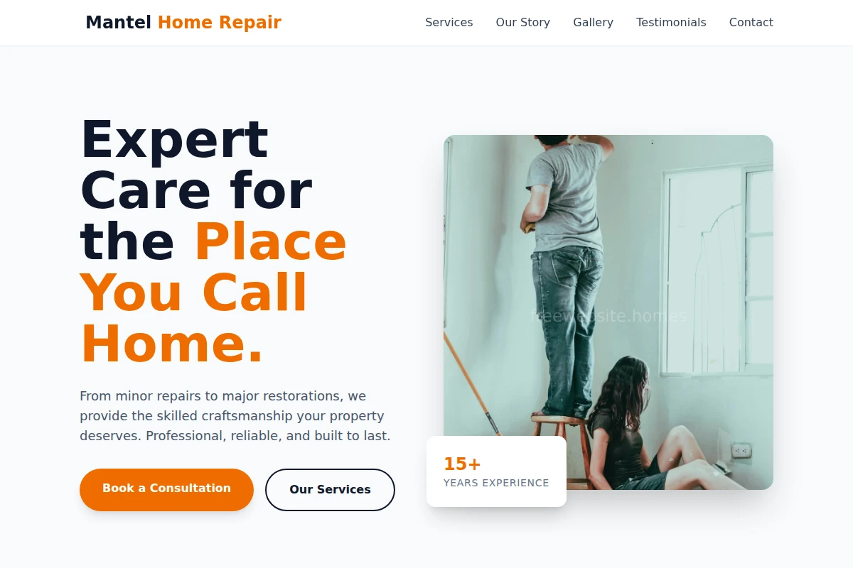 Mantel Home Repair
